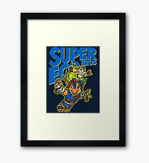 Super Eco Bros Framed Print