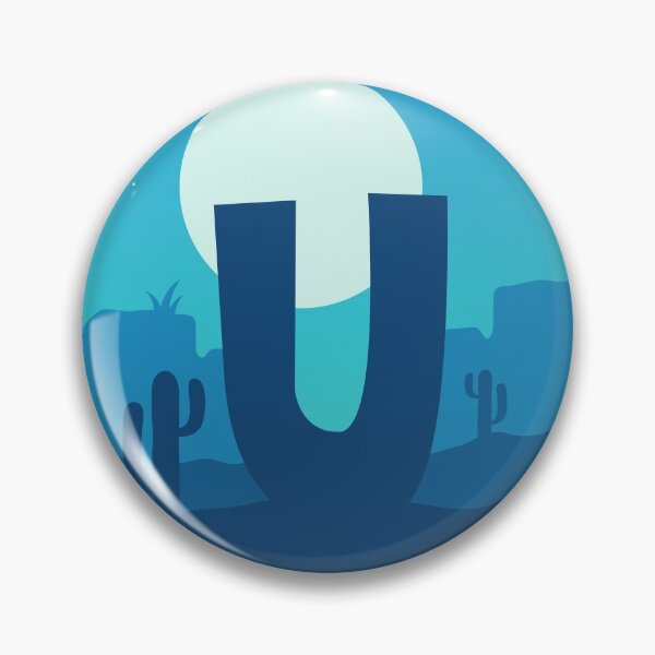 Item preview, Letter U - Blue Sky at Night designed and sold by pixelinga.