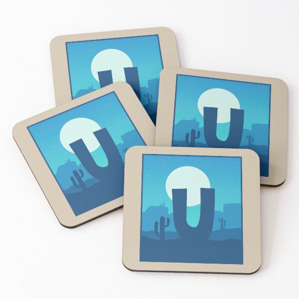 Item preview, Letter U - Blue Sky at Night designed and sold by pixelinga.