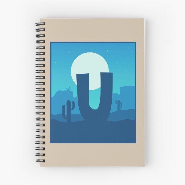 Item preview, Letter U - Blue Sky at Night designed and sold by pixelinga.