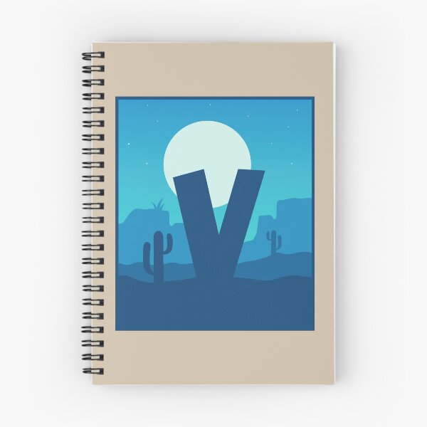 Item preview, Letter V - Blue Sky at Night designed and sold by pixelinga.