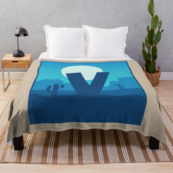 Item preview, Letter V - Blue Sky at Night designed and sold by pixelinga.