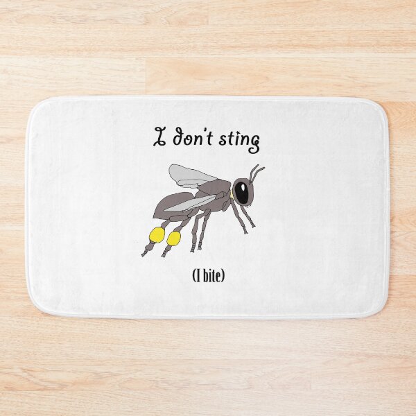 Item preview, I don't sting (I bite) (smaller design) designed and sold by BeeBabette.