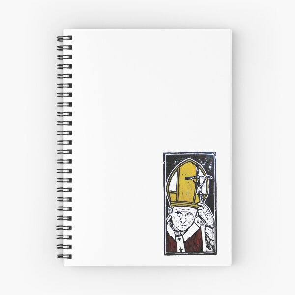 Item preview, St. John Paul the Great -- Woodcut Print designed and sold by cmills730.