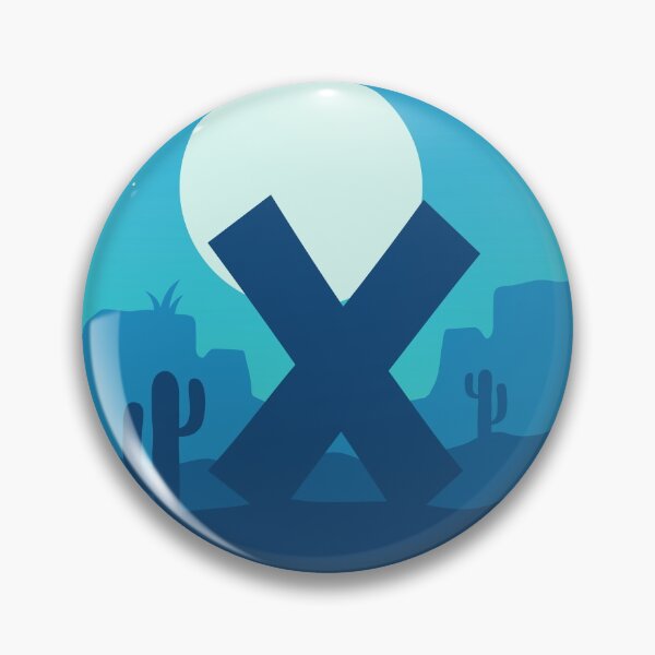 Item preview, Letter X - Blue Sky at Night designed and sold by pixelinga.