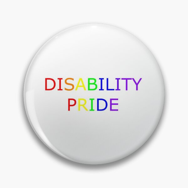 Item preview, Disability Pride: Rainbow Text designed and sold by uniqueitems.