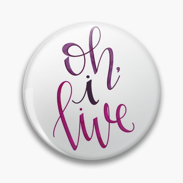 Item preview, “oh, i live” quote design designed and sold by LEO CREATIVE CO..