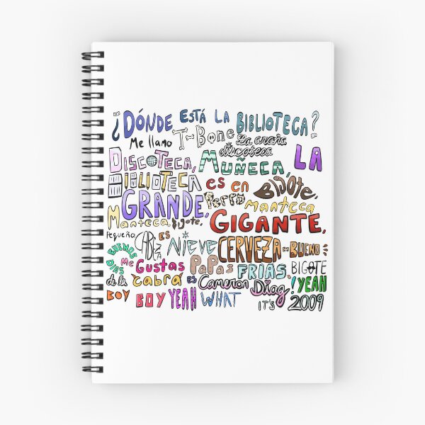 Item preview, Spanish 101 Rap designed and sold by abbyroset.