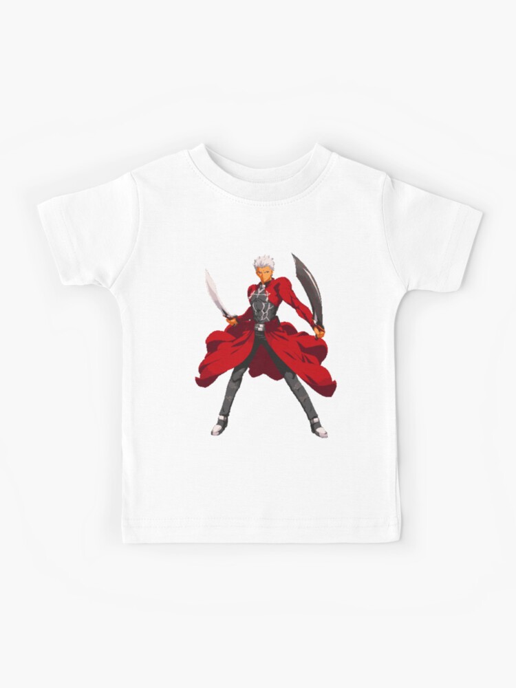 Erza Scarlet Pixel Art Kids T-Shirt by owopixels