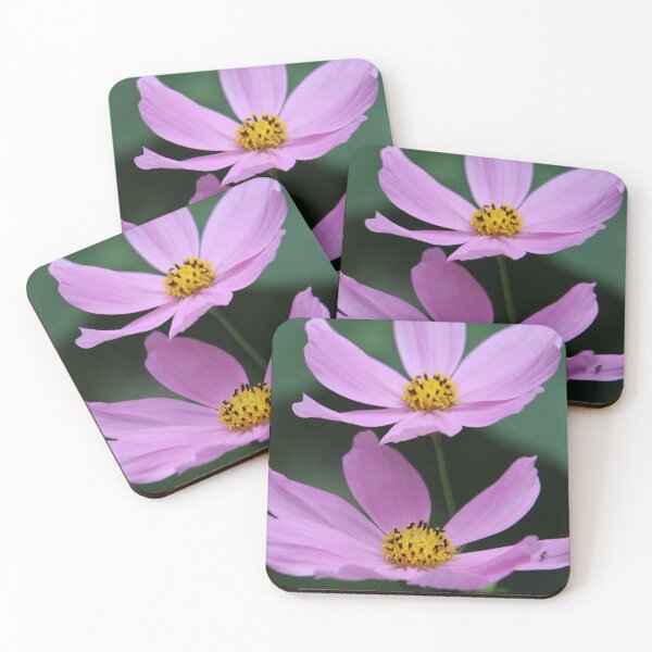 Item preview, Two pink cosmos flowers designed and sold by HappyThoughts85.
