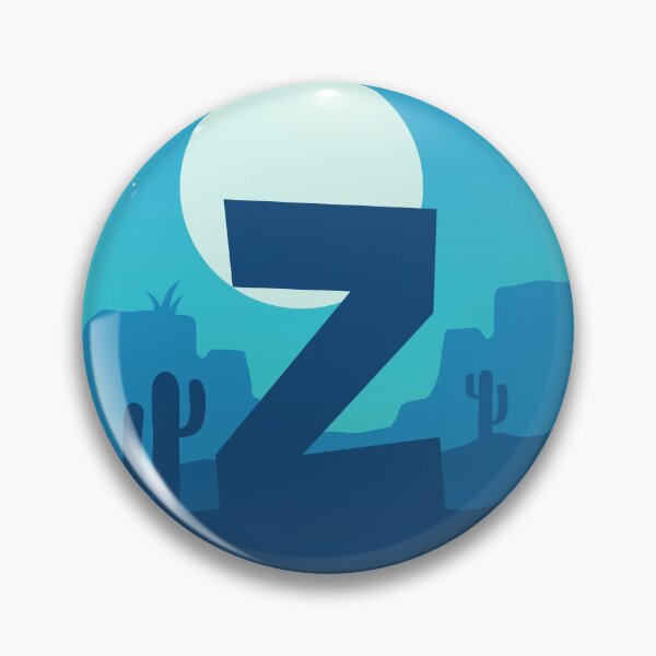 Item preview, Letter Z - Blue Sky at Night designed and sold by pixelinga.