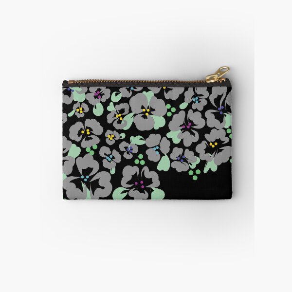 Item preview, Simple Sweet Grey and Green on Black designed and sold by MoodyCarp.