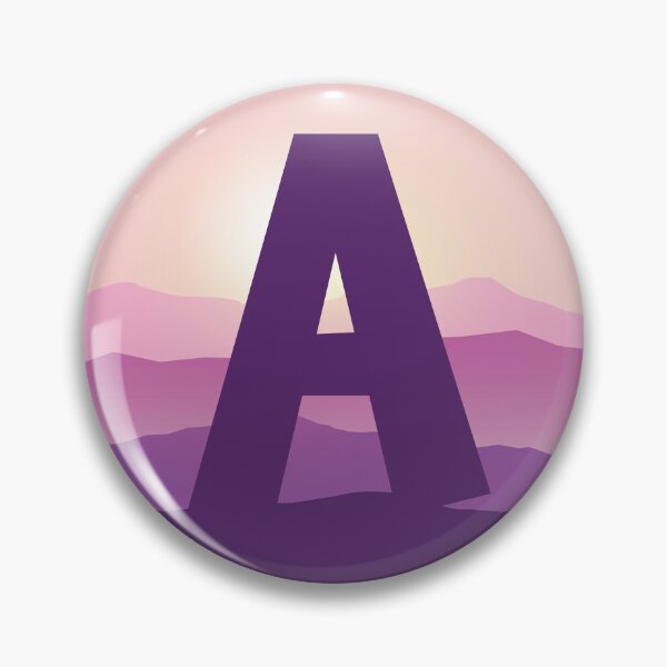 Item preview, Letter A - Pink Hills designed and sold by pixelinga.