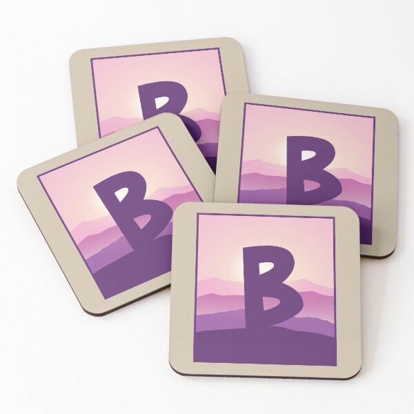 Item preview, Letter B - Pink Hills designed and sold by pixelinga.