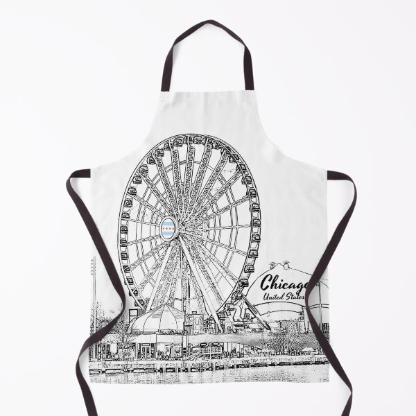 Item preview, Chicago, Illinois, US - Ferris Wheel, Pier and Lakefront designed and sold by leemcnut.