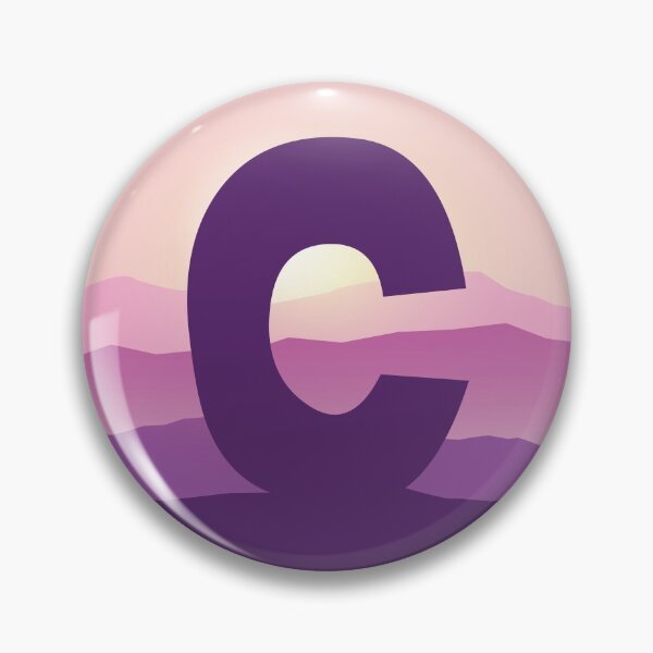 Item preview, Letter C - Pink Hills designed and sold by pixelinga.