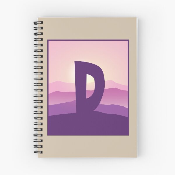Item preview, Letter D - Pink Hills designed and sold by pixelinga.