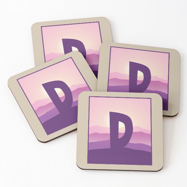 Item preview, Letter D - Pink Hills designed and sold by pixelinga.