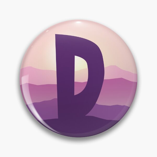 Item preview, Letter D - Pink Hills designed and sold by pixelinga.
