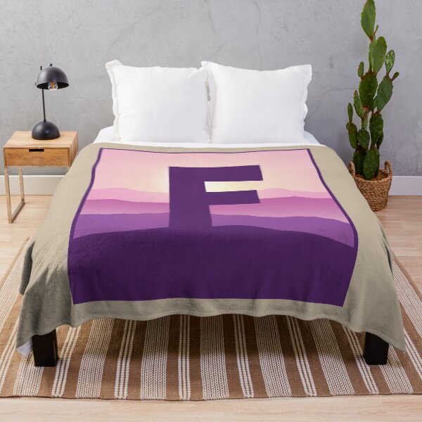 Item preview, Letter F - Pink Hills designed and sold by pixelinga.
