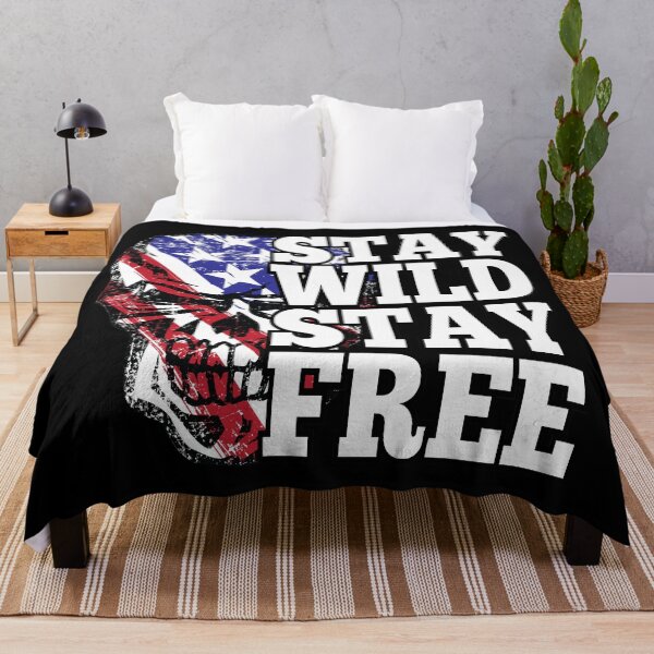 Item preview, STAY WILD STAY FREE designed and sold by Warrior Veteran Clothing.