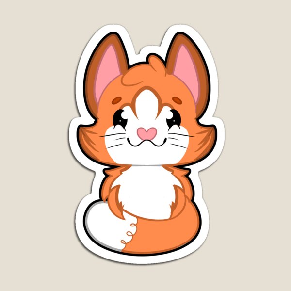 Aperçu de l'œuvre Chat Kitty orange créée et vendue par Toastiefur.