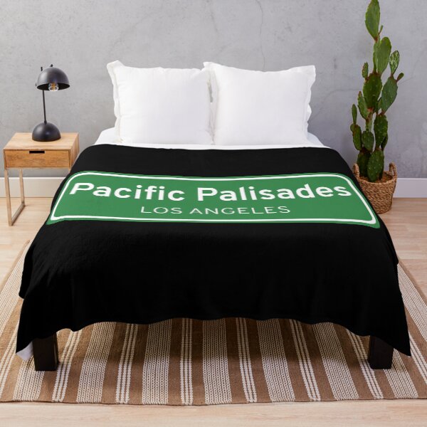 Item preview, Pacific Palisades Los Angeles California Street Sign designed and sold by allcitymetro.