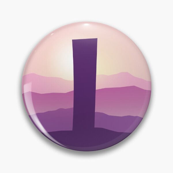 Item preview, Letter I - Pink Hills designed and sold by pixelinga.