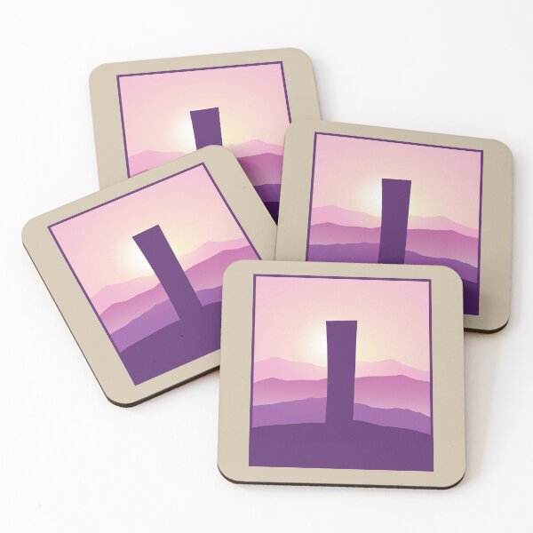 Item preview, Letter I - Pink Hills designed and sold by pixelinga.