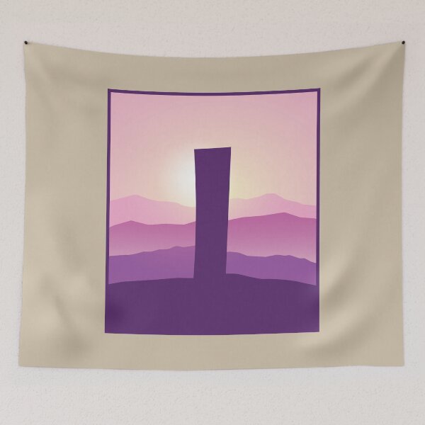 Item preview, Letter I - Pink Hills designed and sold by pixelinga.