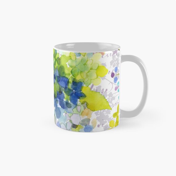 Item preview, Hydrangea and butterfly watercolor   designed and sold by Sue Zipkin.