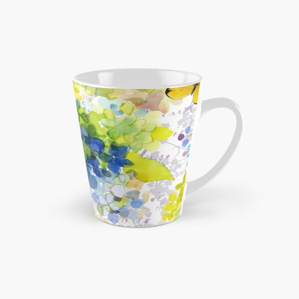 Item preview, Hydrangea and butterfly watercolor   designed and sold by Sue Zipkin.
