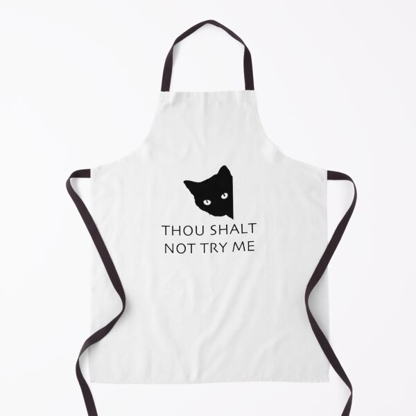 Item preview, Thou Shalt Not try me cat designed and sold by Kathrine2302.