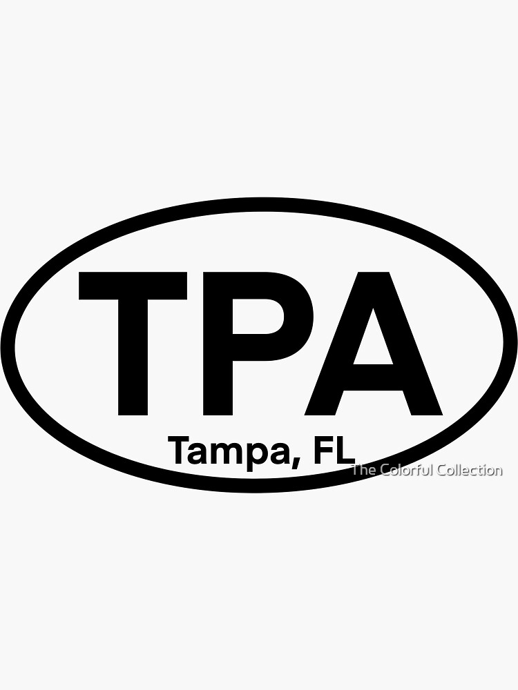 "TAMPA FLORIDA STICKER" Sticker for Sale by jojogeller Redbubble
