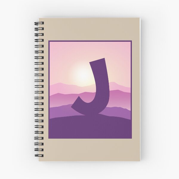 Item preview, Letter J - Pink Hills designed and sold by pixelinga.