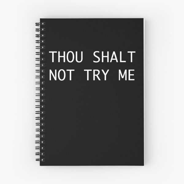 Item preview, Thou Shalt Not try me trendy designed and sold by Kathrine2302.