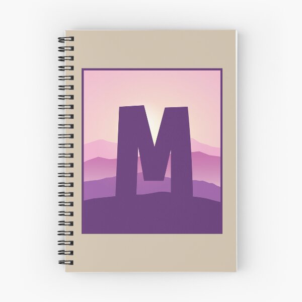 Item preview, Letter M - Pink Hills designed and sold by pixelinga.