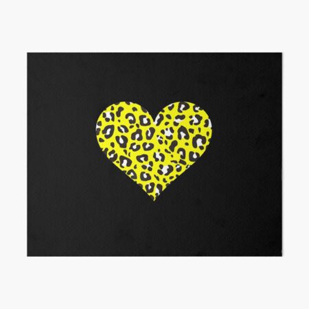 Millennial Pink, Black and White Leopard Print Heart Poster for Sale by  Bumblefuzzies