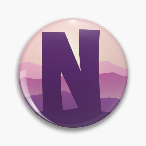 Item preview, Letter N - Pink Hills designed and sold by pixelinga.