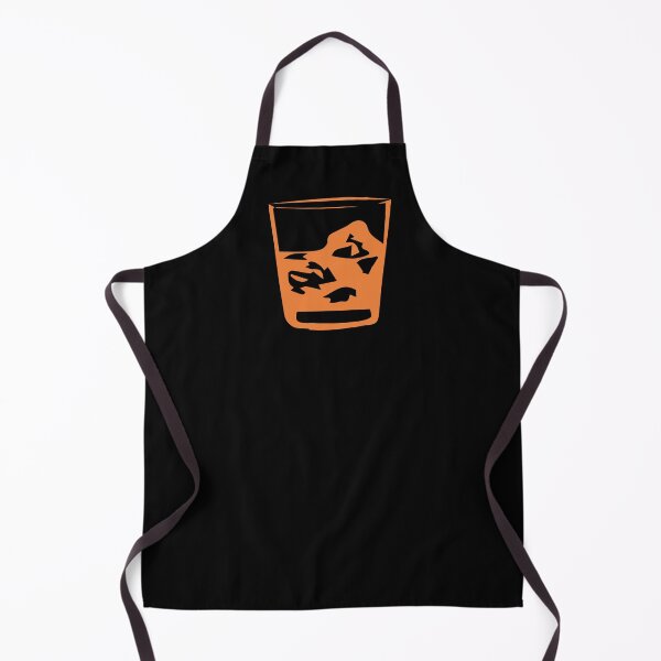 A glas of whiskey Apron
