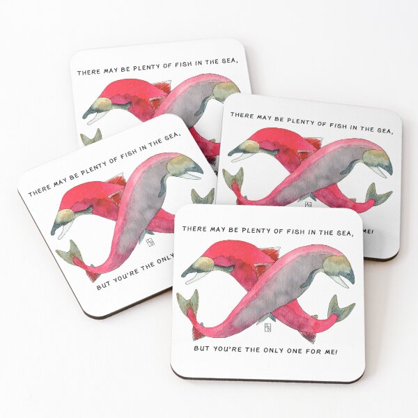 Item preview, Salmon Love designed and sold by JenaBenton.