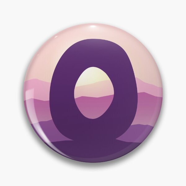 Item preview, Letter O - Pink Hills designed and sold by pixelinga.