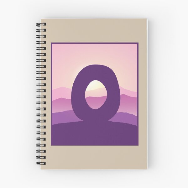 Item preview, Letter O - Pink Hills designed and sold by pixelinga.