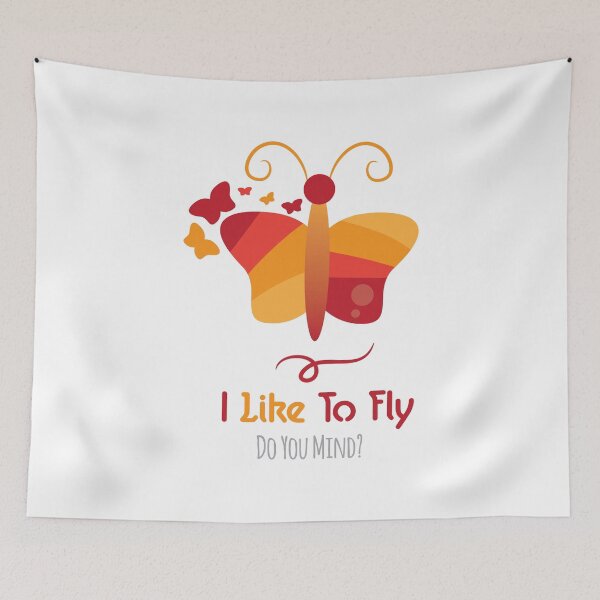 Item preview, I like to fly- Do you Mind? designed and sold by feel-free-store.