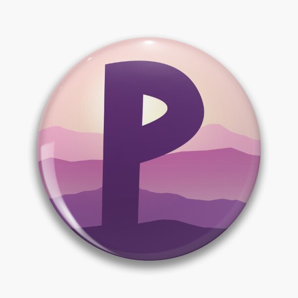 Item preview, Letter P - Pink Hills designed and sold by pixelinga.