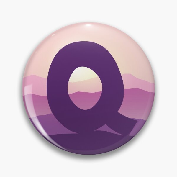 Item preview, Letter Q - Pink Hills designed and sold by pixelinga.
