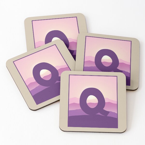 Item preview, Letter Q - Pink Hills designed and sold by pixelinga.