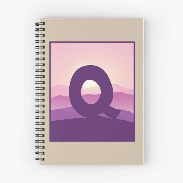 Artikelvorschau, Letter Q - Pink Hills entworfen und verkauft von pixelinga.
