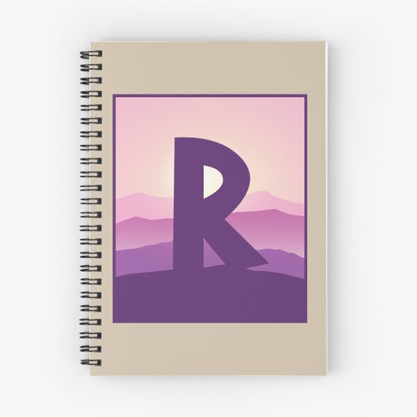 Item preview, Letter R - Pink Hills designed and sold by pixelinga.