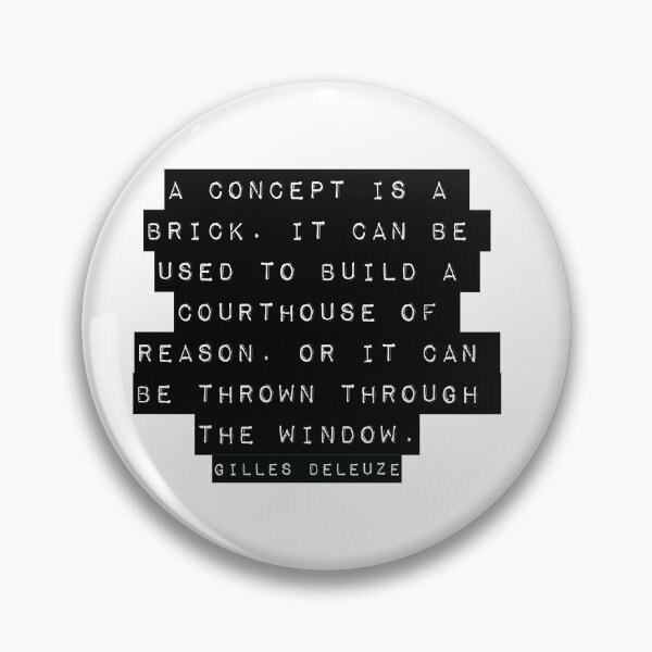 Item preview, Gilles Deleuze quote designed and sold by RJ123.